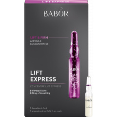 Un concentrato attivo che ha un effetto immediato su linee sottili e rughe. Lift Express
